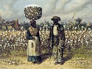 William Aiken Walker Cotton Pickers oil on canvas